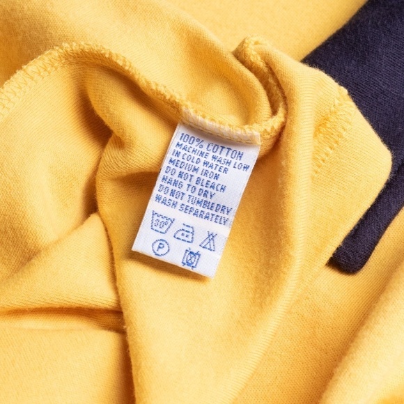 Vintage Hang Ten Urban Sporty Yellow Collared Shirt Large Y2K Surfer Beach - Picture 5 of 9